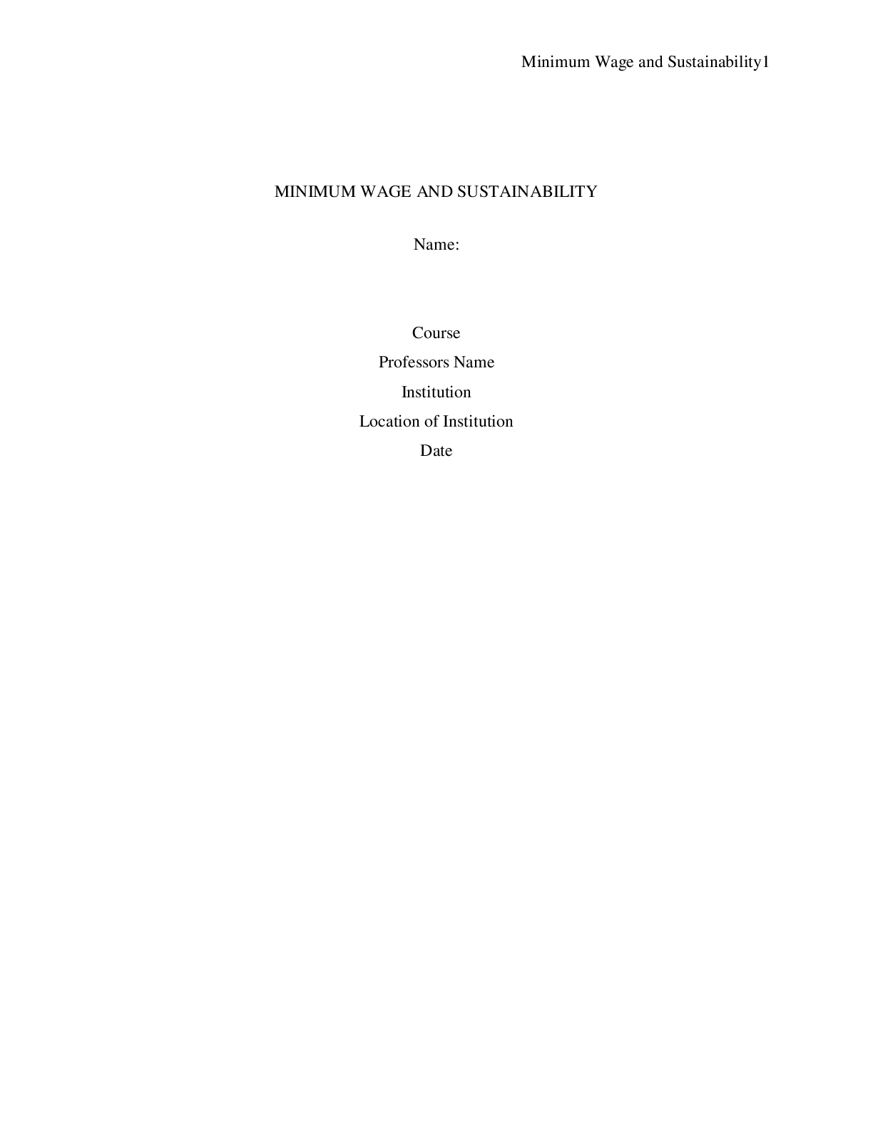 Preview image for MINIMUM WAGE AND SUSTAINABILITY